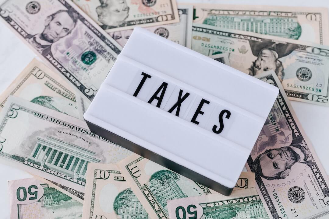 States without property tax from lowest to highest